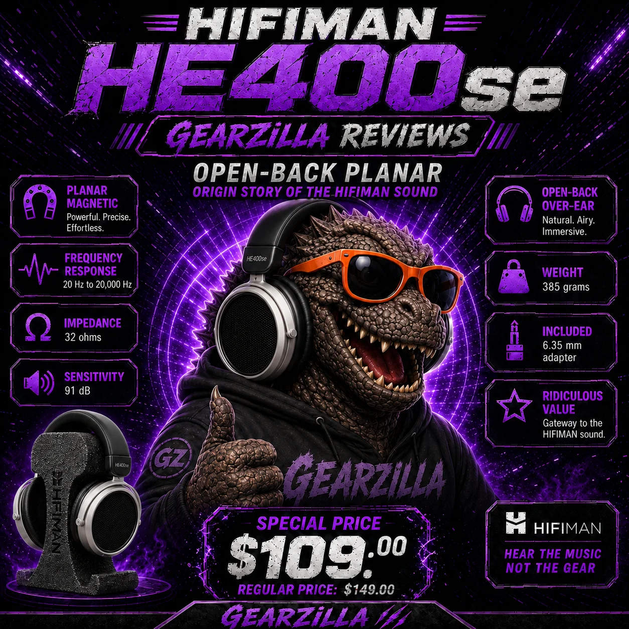 GearZilla Reviews Hifiman HE400SE