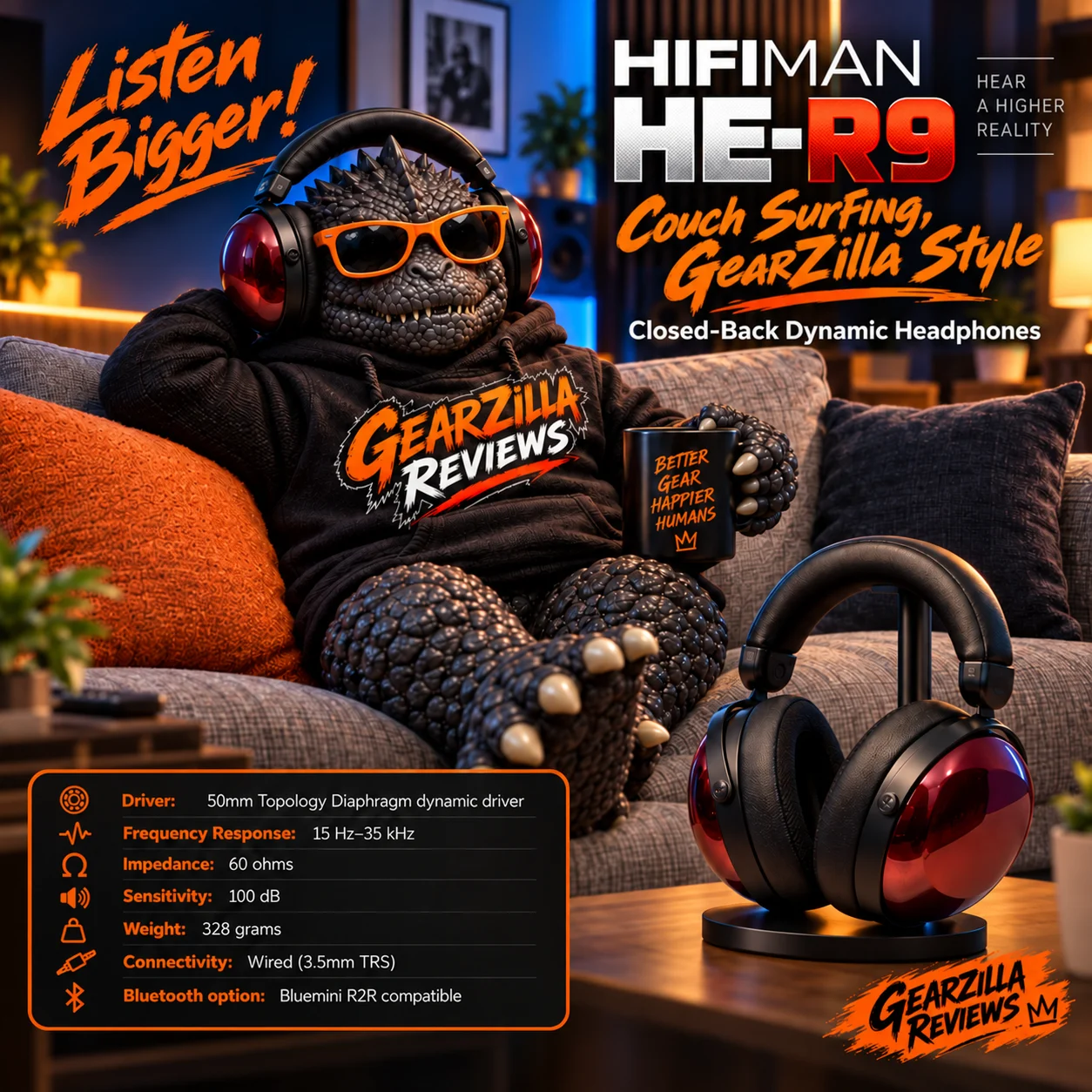GearZilla Reviews Hifiman HeR9 Showcase
