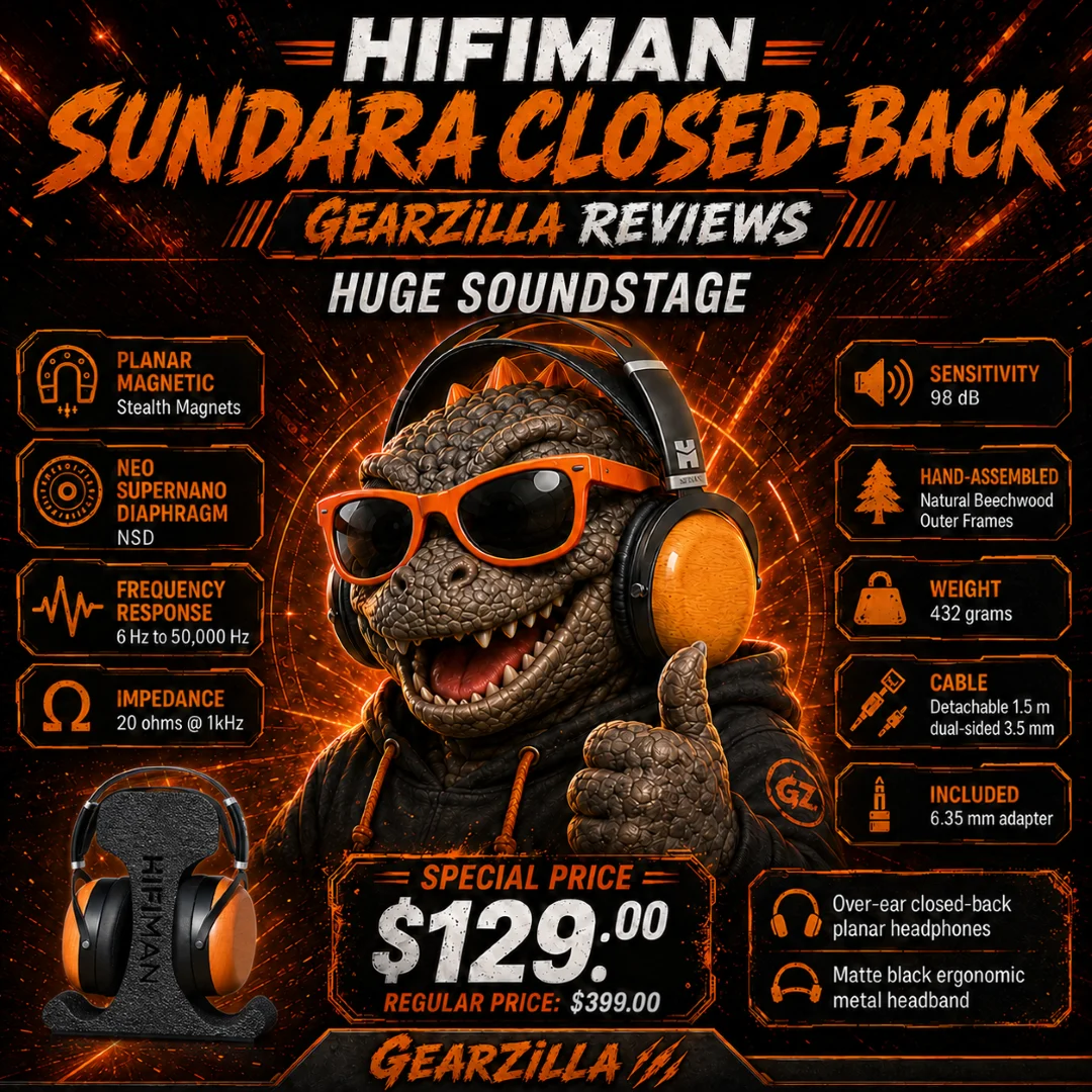 GearZilla Reviews Hifiman Sundara Closed Back