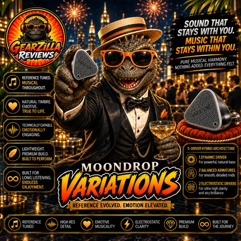 GearZilla Reviews Moondrop Variations Showcase