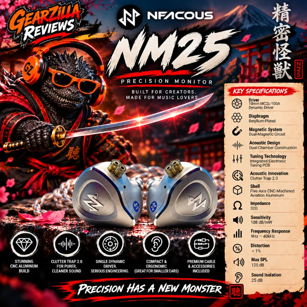 GearZilla Reviews NF Acous NM25 Showcase