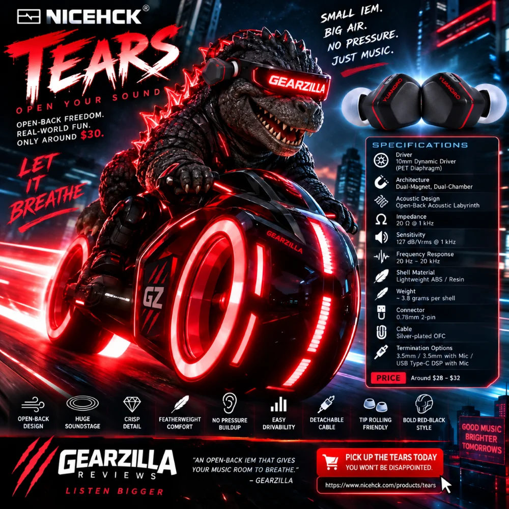 GearZilla Reviews NiceHCK TEARS Showcase