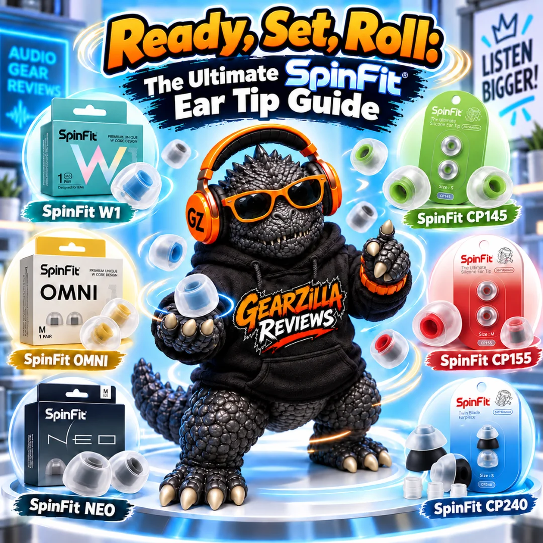 GearZilla Reviews SpinFit Ear Tip Guide Showcase
