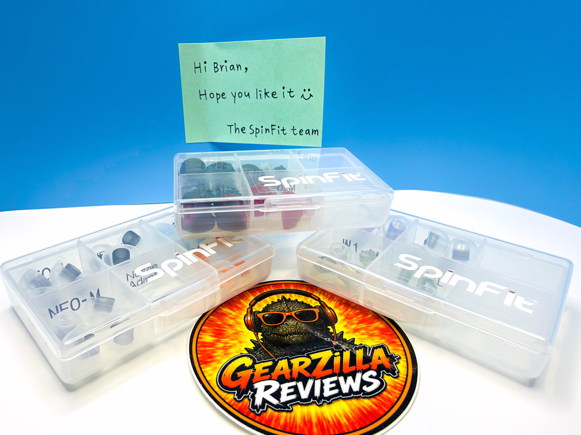 GearZilla Reviews Spinfit Sticky Note