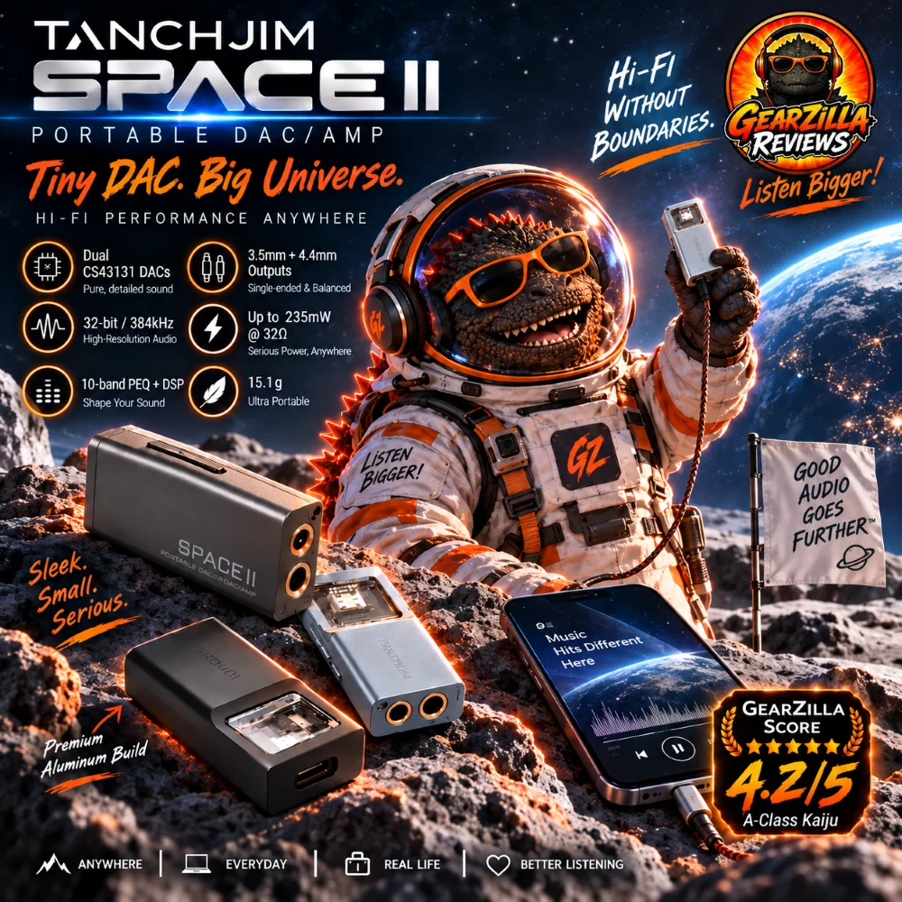 GearZilla Reviews Tanchjim Space II DAC Amp