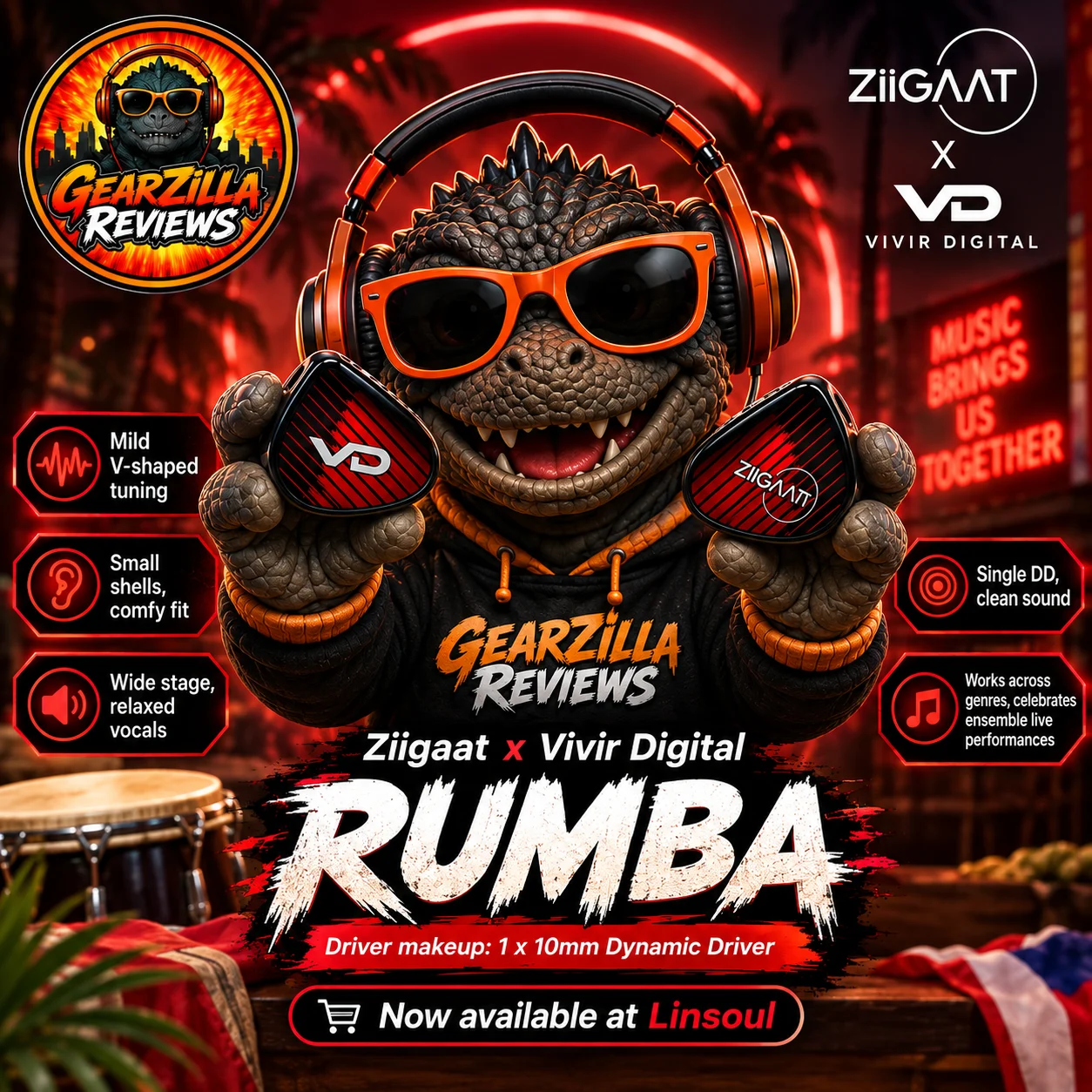 GearZilla Reviews ZiiGaat Vivir Digital Rumba