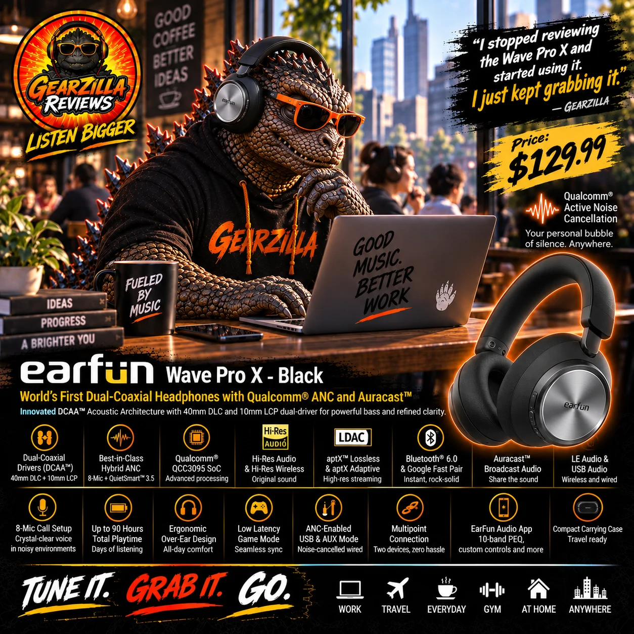 GearZillaReviews EarFun Wave Pro X Showcase