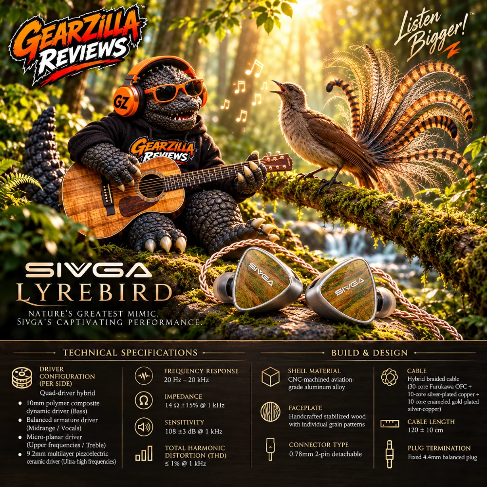 GearZillaReviews SIVGA Lyrebird Showcase GearZillaReviews SIVGA Lyrebird Showcase