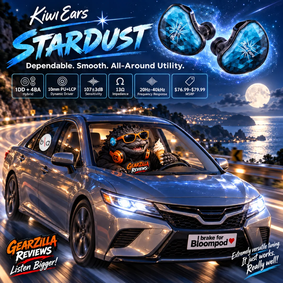 Gearzilla Reviews Kiwi Ears Stardust Showcase